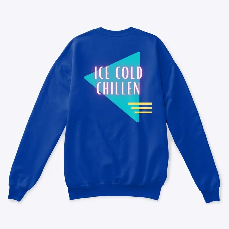 Retro Cold Chillen Logo Line