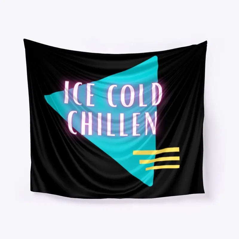 Retro Cold Chillen Logo Line